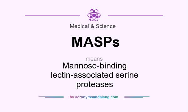 What does MASPs mean? It stands for Mannose-binding lectin-associated serine proteases
