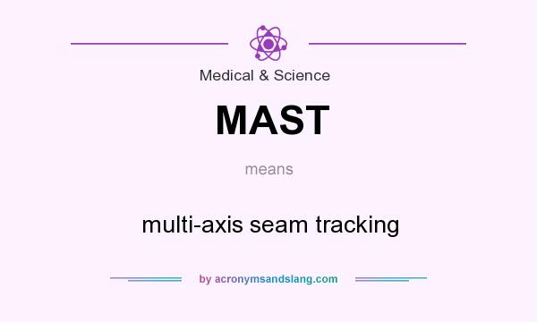 What does MAST mean? It stands for multi-axis seam tracking