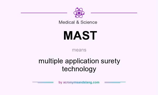 What does MAST mean? It stands for multiple application surety technology