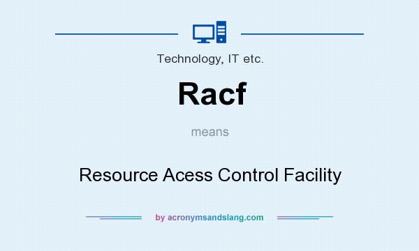 What does Racf mean? It stands for Resource Acess Control Facility