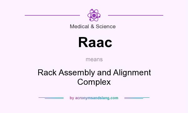 What does Raac mean? It stands for Rack Assembly and Alignment Complex