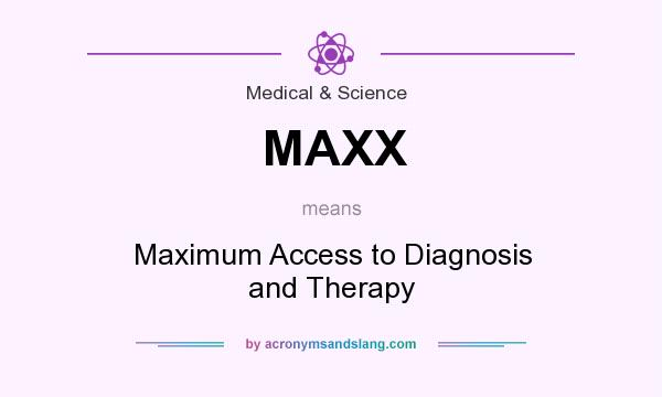 What does MAXX mean? It stands for Maximum Access to Diagnosis and Therapy