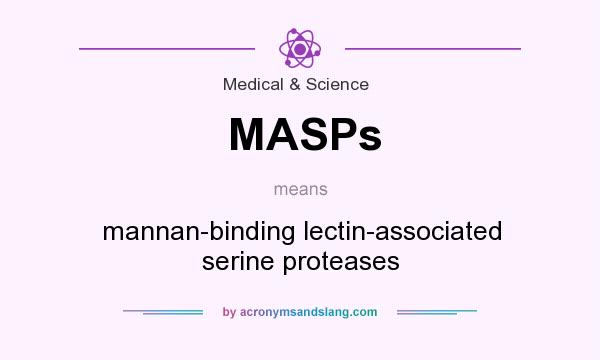 What does MASPs mean? It stands for mannan-binding lectin-associated serine proteases
