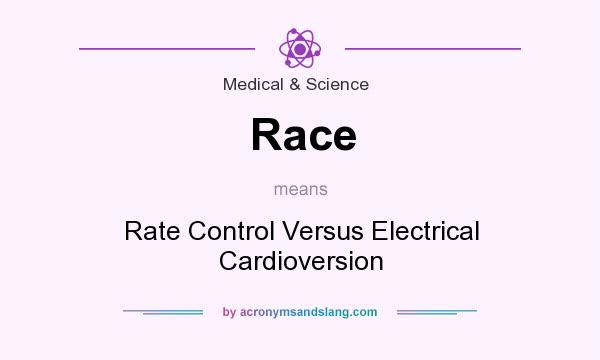 What does Race mean? It stands for Rate Control Versus Electrical Cardioversion