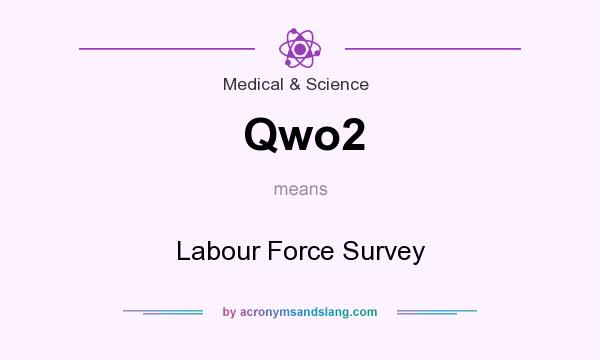 What does Qwo2 mean? It stands for Labour Force Survey