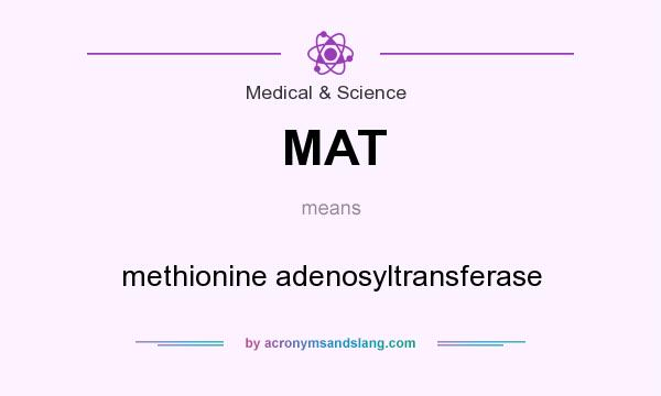 What does MAT mean? It stands for methionine adenosyltransferase