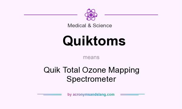 What does Quiktoms mean? It stands for Quik Total Ozone Mapping Spectrometer