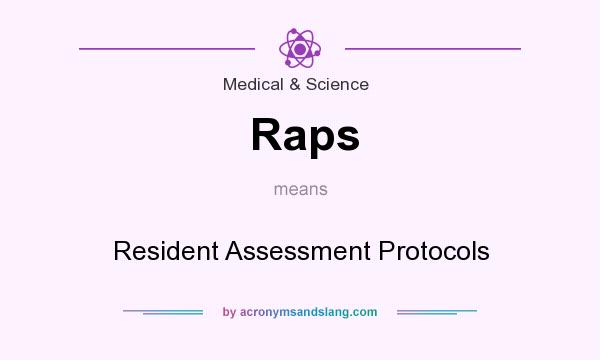 What does Raps mean? It stands for Resident Assessment Protocols