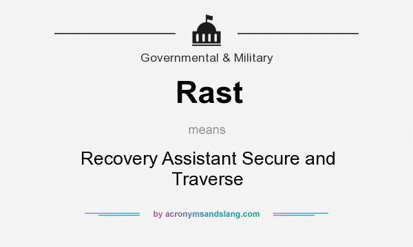 What does Rast mean? It stands for Recovery Assistant Secure and Traverse