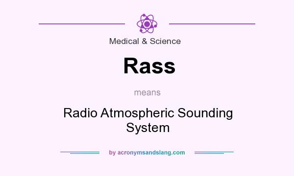 What does Rass mean? It stands for Radio Atmospheric Sounding System