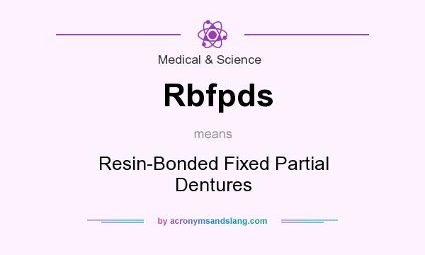 What does Rbfpds mean? It stands for Resin-Bonded Fixed Partial Dentures