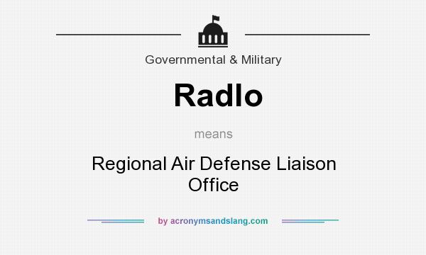 What does Radlo mean? It stands for Regional Air Defense Liaison Office