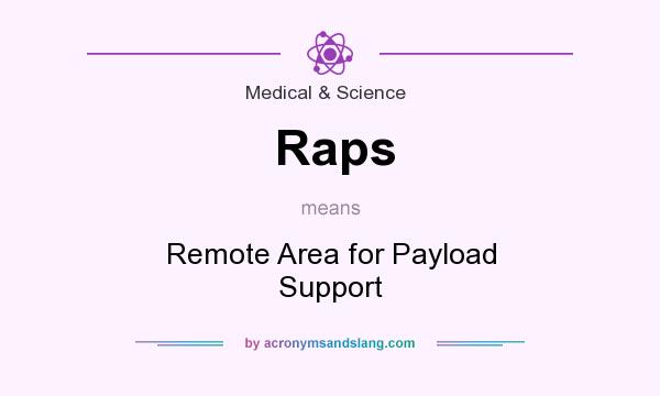 What does Raps mean? It stands for Remote Area for Payload Support