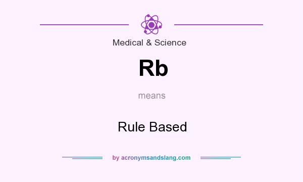 What does Rb mean? It stands for Rule Based