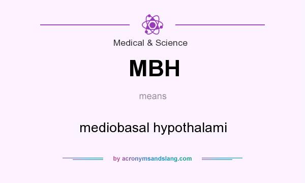 What does MBH mean? It stands for mediobasal hypothalami