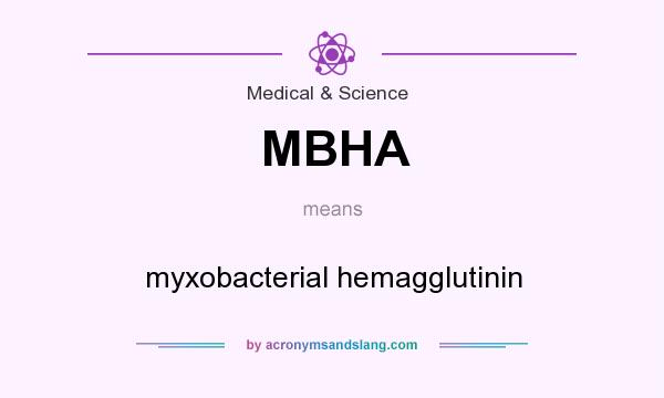 What does MBHA mean? It stands for myxobacterial hemagglutinin