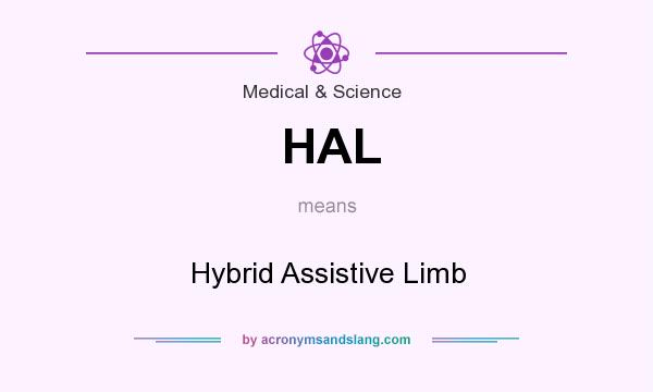What does HAL mean? It stands for Hybrid Assistive Limb