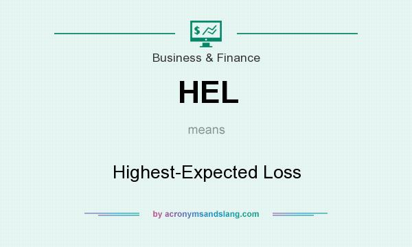 What does HEL mean? It stands for Highest-Expected Loss