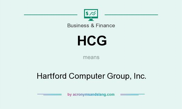 What does HCG mean? It stands for Hartford Computer Group, Inc.