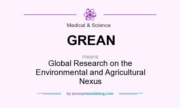 What does GREAN mean? It stands for Global Research on the Environmental and Agricultural Nexus