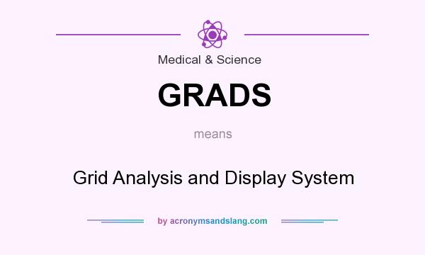 What does GRADS mean? It stands for Grid Analysis and Display System