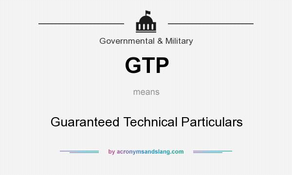 What does GTP mean? It stands for Guaranteed Technical Particulars