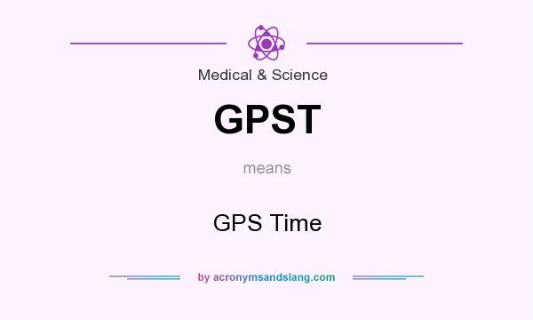 What does GPST mean? It stands for GPS Time