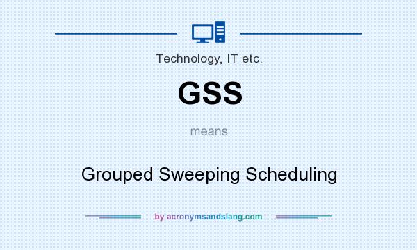 What does GSS mean? It stands for Grouped Sweeping Scheduling