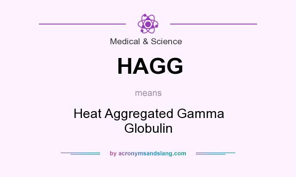 What does HAGG mean? It stands for Heat Aggregated Gamma Globulin