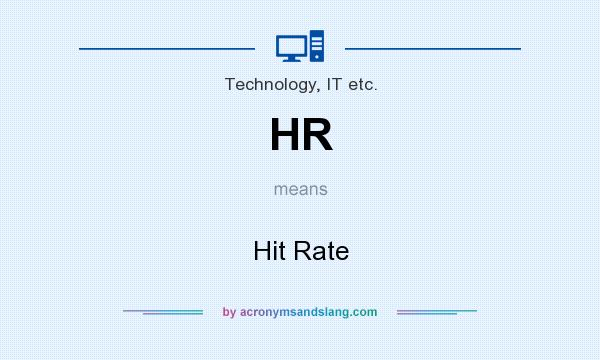 What does HR mean? It stands for Hit Rate
