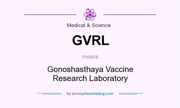 What does GVRL mean? It stands for Gonoshasthaya Vaccine Research Laboratory