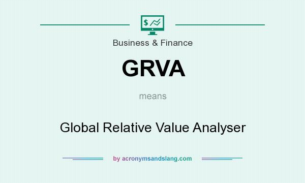 What does GRVA mean? It stands for Global Relative Value Analyser
