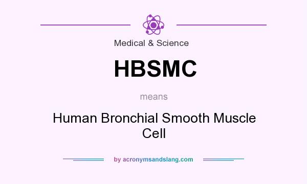 What does HBSMC mean? It stands for Human Bronchial Smooth Muscle Cell
