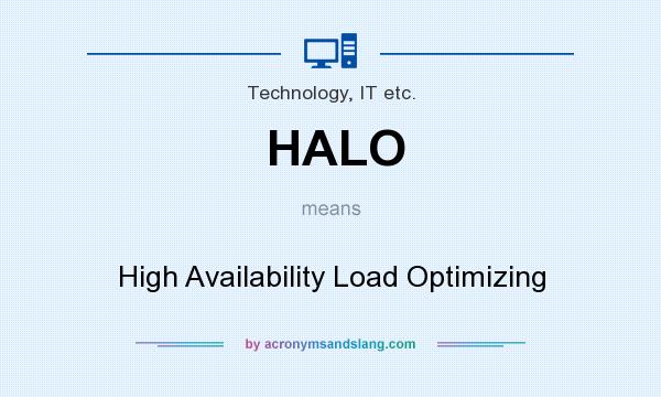 What does HALO mean? It stands for High Availability Load Optimizing