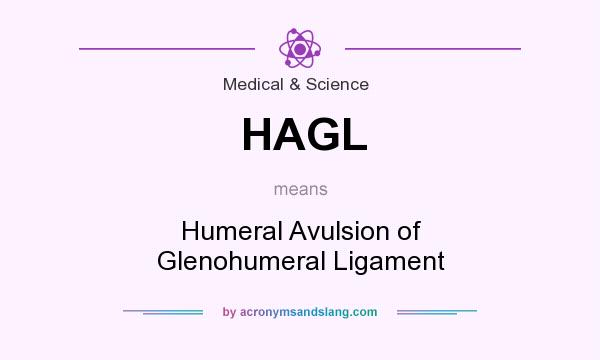 What does HAGL mean? It stands for Humeral Avulsion of Glenohumeral Ligament