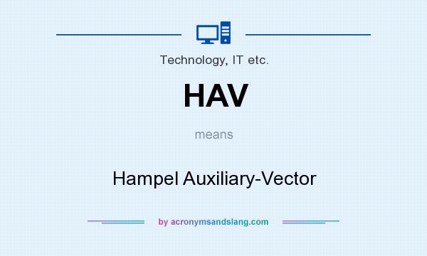 What does HAV mean? It stands for Hampel Auxiliary-Vector