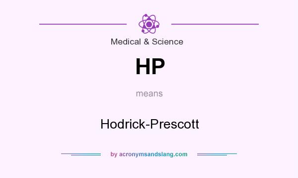 What does HP mean? It stands for Hodrick-Prescott