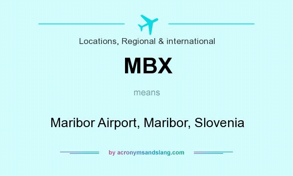 What does MBX mean? It stands for Maribor Airport, Maribor, Slovenia