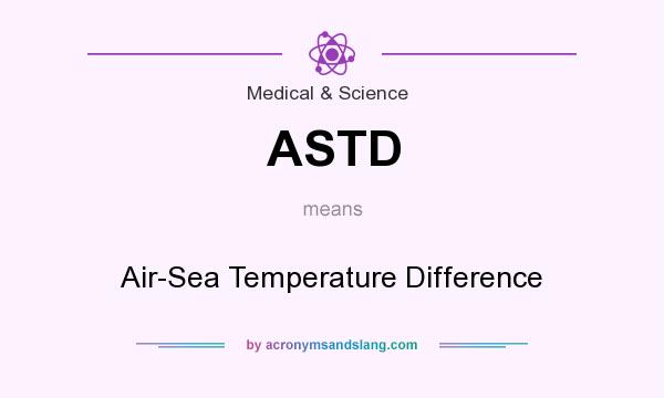 What does ASTD mean? It stands for Air-Sea Temperature Difference