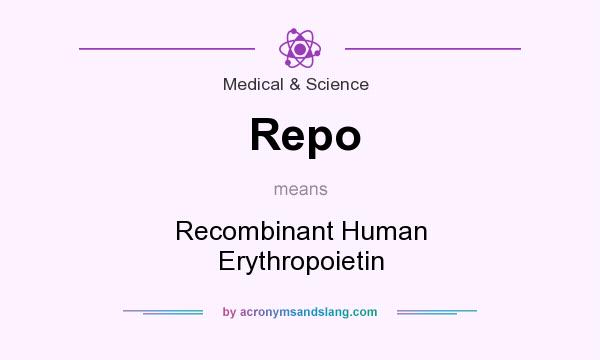 What does Repo mean? It stands for Recombinant Human Erythropoietin