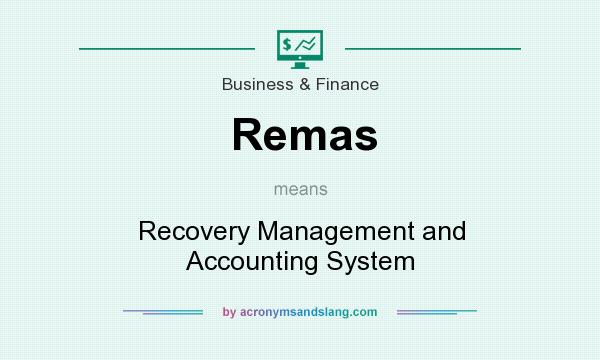 What does Remas mean? It stands for Recovery Management and Accounting System