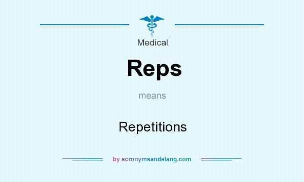 What does Reps mean? It stands for Repetitions