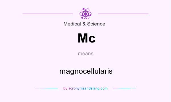 What does Mc mean? It stands for magnocellularis