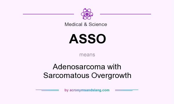 What does ASSO mean? It stands for Adenosarcoma with Sarcomatous Overgrowth