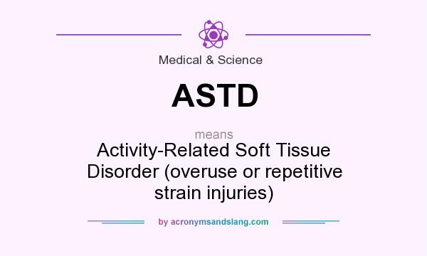 What does ASTD mean? It stands for Activity-Related Soft Tissue Disorder (overuse or repetitive strain injuries)