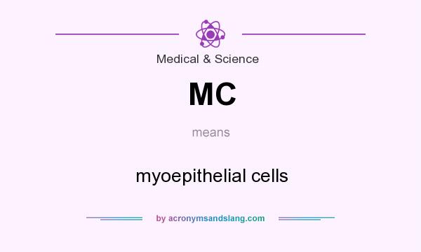 What does MC mean? It stands for myoepithelial cells