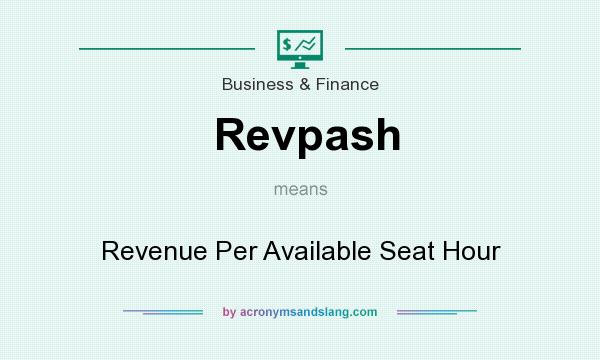 What does Revpash mean? It stands for Revenue Per Available Seat Hour