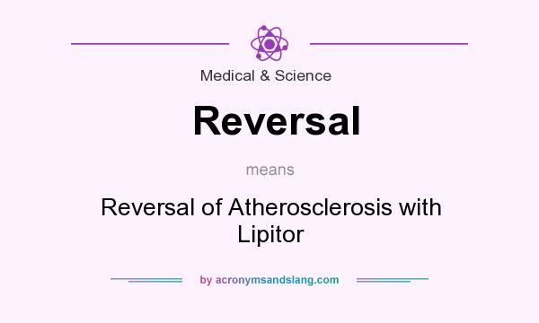 What does Reversal mean? It stands for Reversal of Atherosclerosis with Lipitor