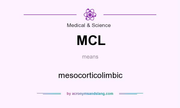 What does MCL mean? It stands for mesocorticolimbic