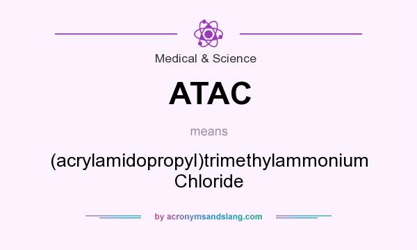 What does ATAC mean? It stands for (acrylamidopropyl)trimethylammonium Chloride
